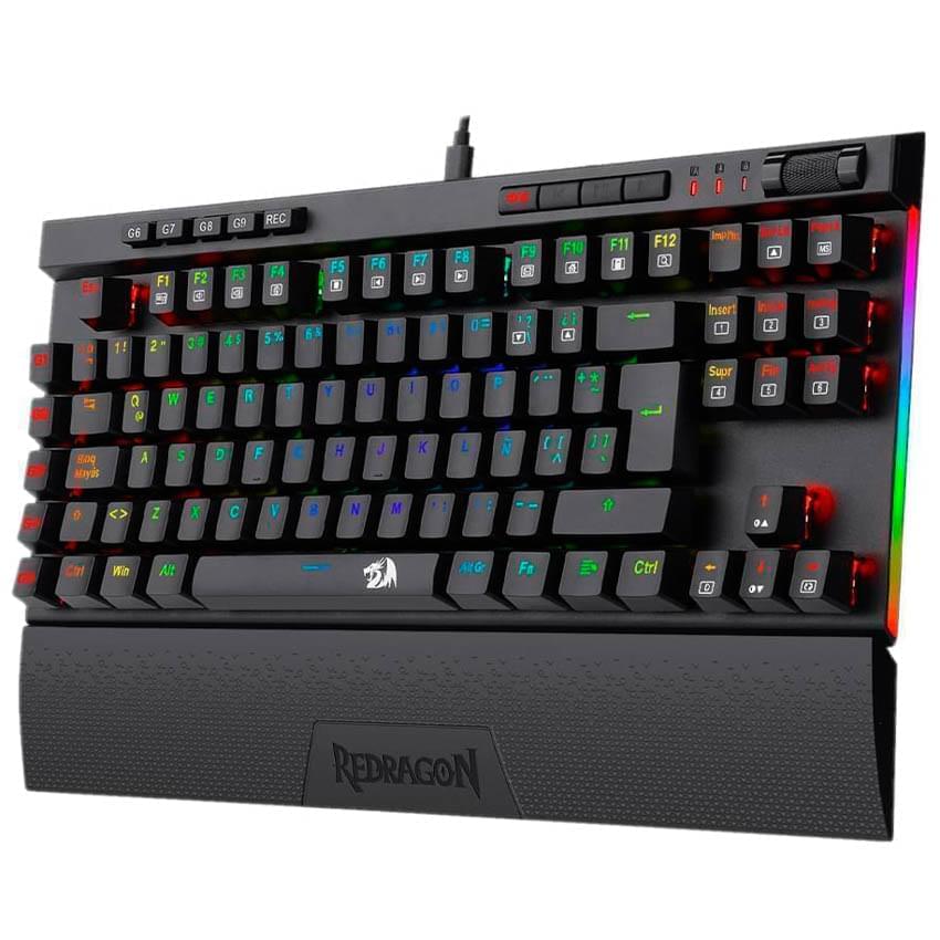 Teclado Mecanico Redragon Magic-Wand Pro Rgb Negro Switch Red